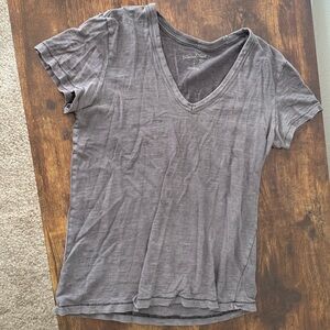 Gray V-Neck
